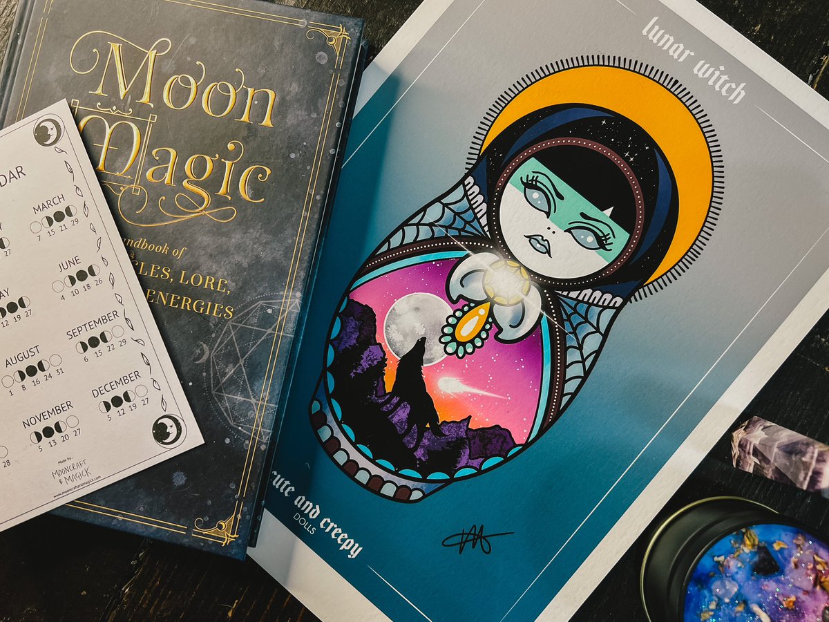Vickilicious10's tweet photo. Let’s make magic!!!
Bring a little moon magic into your life with a @CuteCreepyGang #LunarWitch 0.0333 #ETH 🌙🔮✨

https://t.co/TDeNz0b0At 
#NFTs #NFTartist #WomenInNFTs #WitchWednesday https://t.co/S97Yv8sn3T