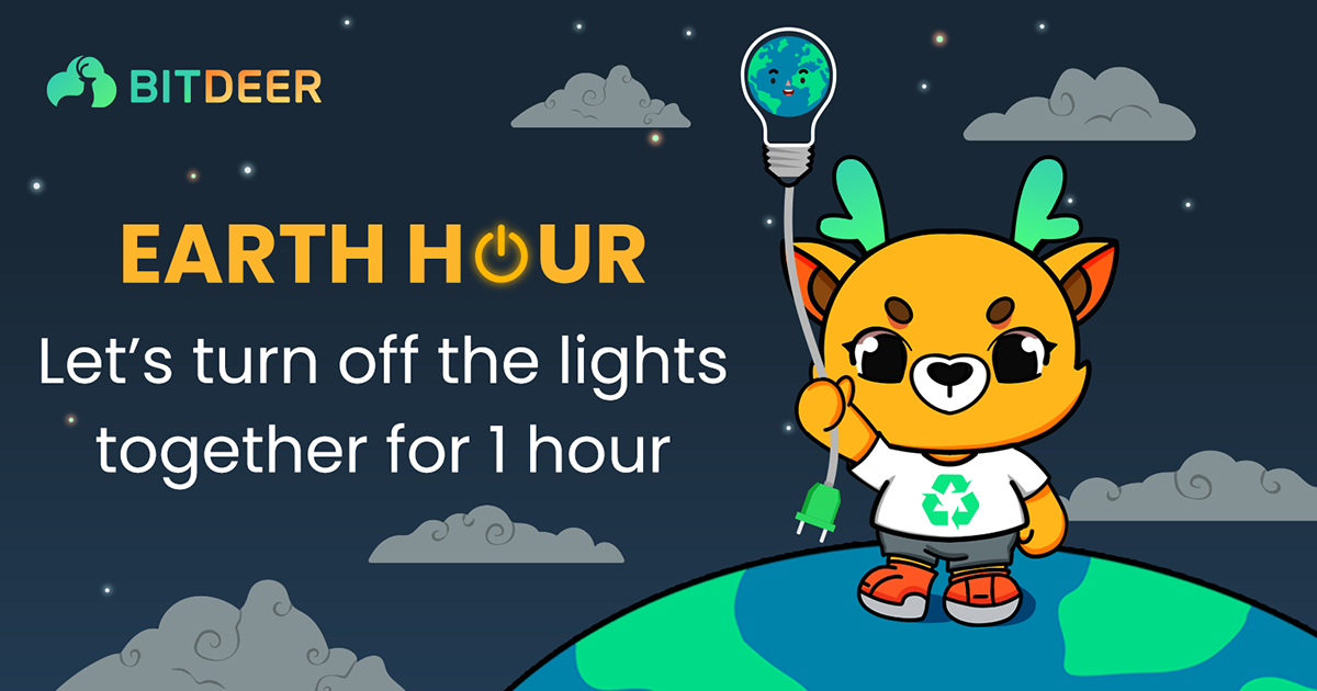 Bitdeer's tweet photo. Let's turn off the lights and give the planet a break on March 25π€
We've got one hour to save the world, so let's make it count! π«‘π
#BitdeerCommunity #EarthHour #TurnOffTheLights https://t.co/WnHMMEtzSK
