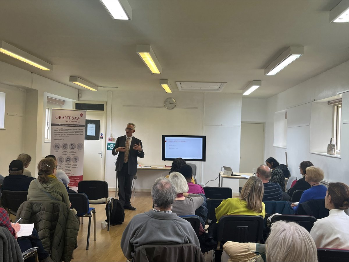GrantSaw's tweet image. We were delighted to be at the @greenwichcarers Centre this morning where Kalpa Prajapati and Jeremy Brooks led a presentation on Lasting Powers of Attorney and Deputyship Orders #lastingpowersofattorney #deputyshiporders #privateclient