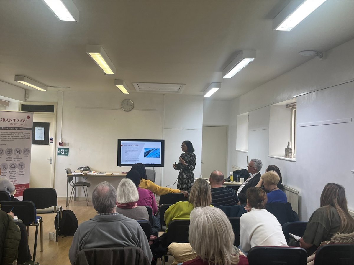 GrantSaw's tweet image. We were delighted to be at the @greenwichcarers Centre this morning where Kalpa Prajapati and Jeremy Brooks led a presentation on Lasting Powers of Attorney and Deputyship Orders #lastingpowersofattorney #deputyshiporders #privateclient