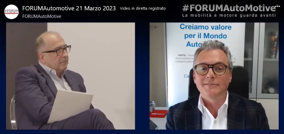 ANFIA_it's tweet photo. Conclusa la tappa primaverile di @FORUMAutoMotive.  #MarcoStella, Vicepresidente #ANFIA: in questo momento servono #concretezza e #realismo. Dobbiamo costruire un percorso più #sostenibile: l'#elettrico deve avanzare insieme al motore #endotermico

▶ https://t.co/cf7bIXxFrA https://t.co/O95HX8rfb9