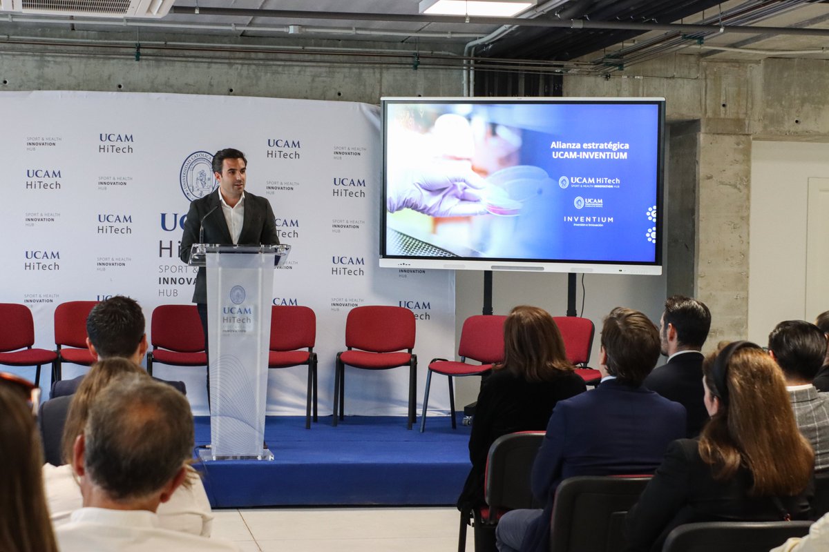 📢Se inicia un nuevo convenio <a href="/UCAM/">UCAM Universidad</a> Inventium. En esta jornada se muestran las diversas investigaciones de mecenazgo realizadas en 2022 por los científicos <a href="/UCAM_Investiga/">Vicerrectorado de Investigación UCAM</a>. 

🧑‍🔬Este evento también trata de atraer la captación de inversión privada para futuras investigaciones.