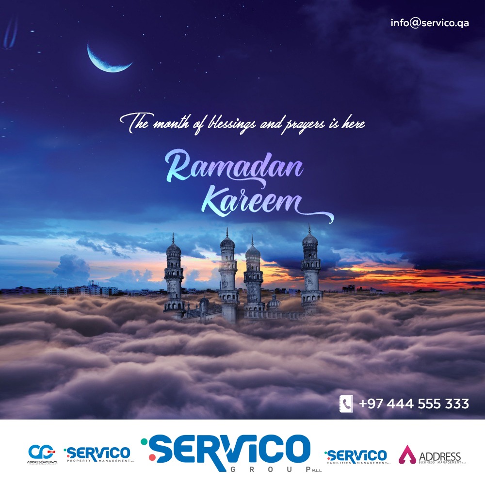 servico_group's tweet photo. May this Ramadan bring peace, blessings, and happiness to your life. Let's cherish the spirit of this holy month and strive to be better versions of ourselves. Ramadan Mubarak!" 🌙✨🕌
 #ramdankareem #ServicoGroup  #businesspassion #VisitQatar #addressgateway   #ABM https://t.co/5mplWiO2pM