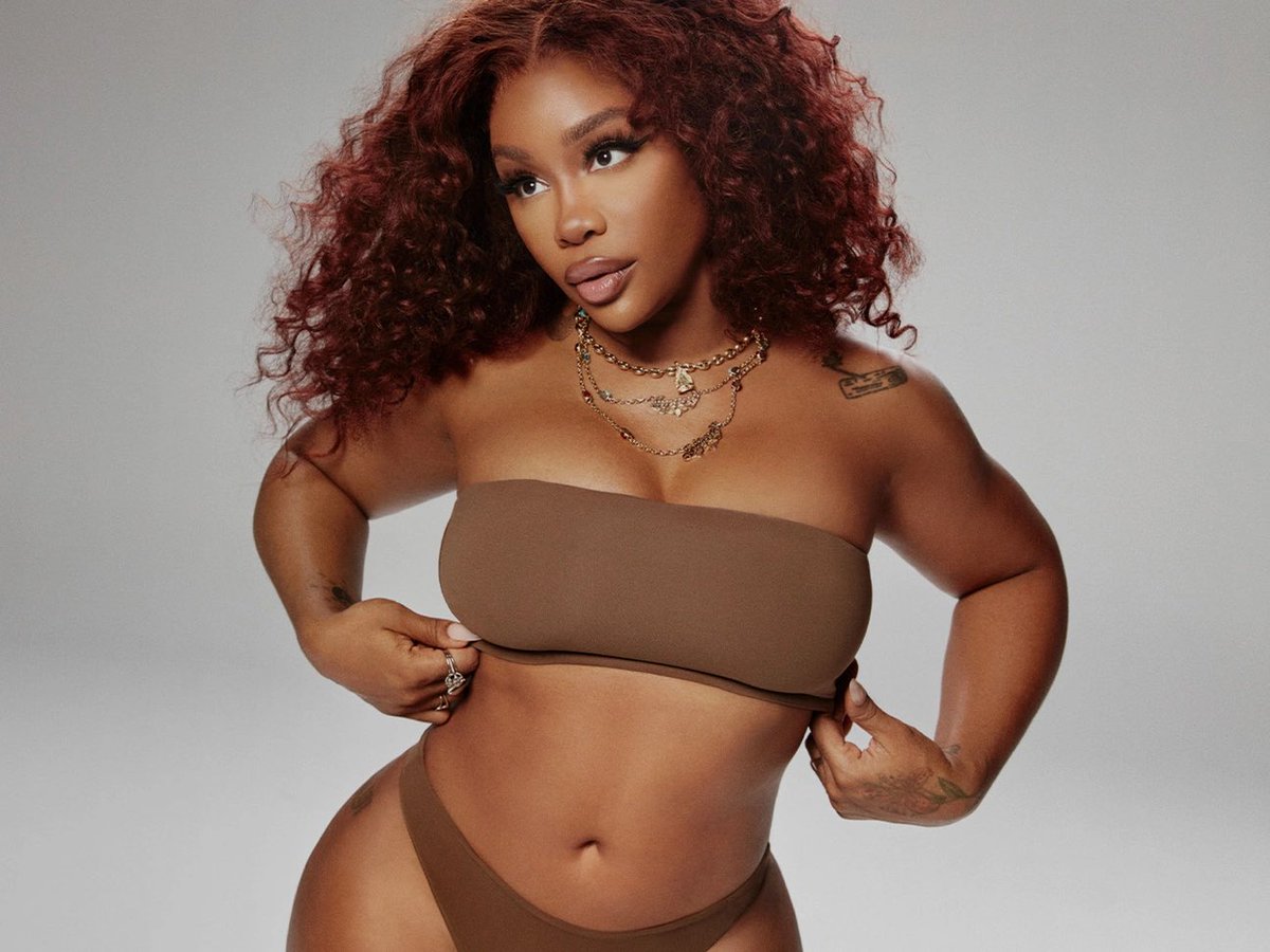 SZACRAVE's tweet photo. SZA for SKIMS. https://t.co/zZXrgKLPNL