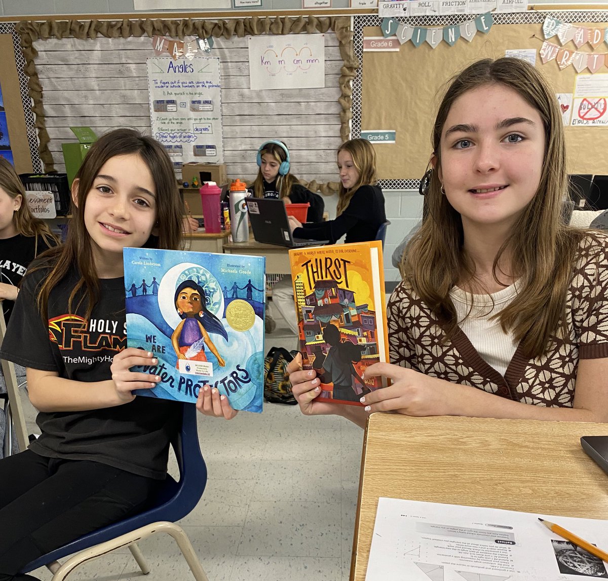 #WorldWaterDay2023 is in full swing! We started our day reading “We Are Water Protectors.” Ss made fantastic connections to our #globalreadaloud “Thirst” from earlier this year and brainstormed ways we can all be water protectors.