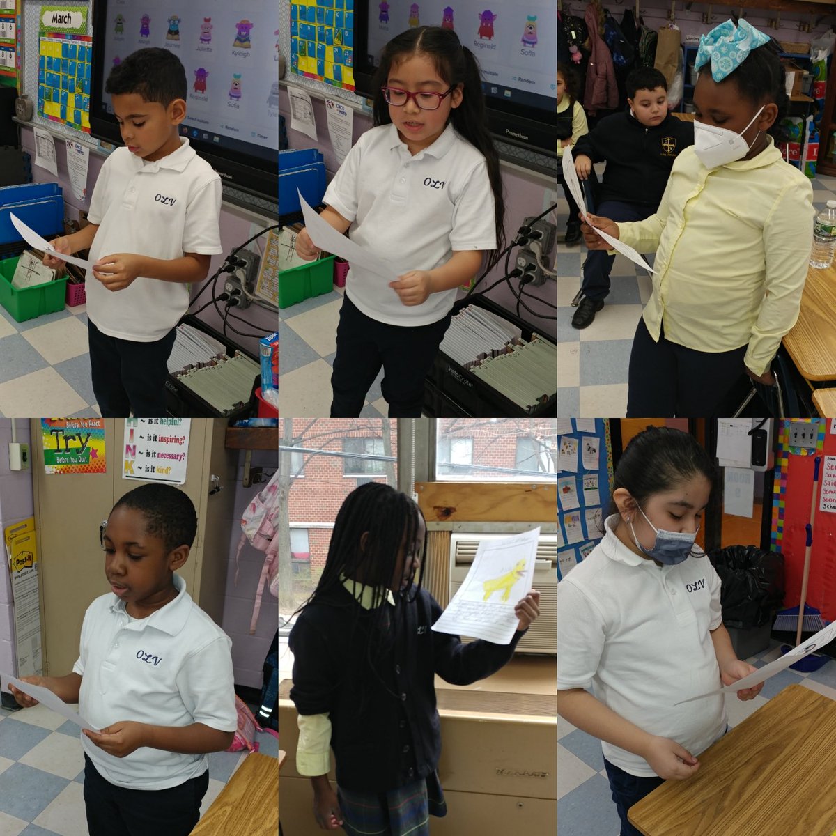 OLV2nd's tweet photo. Yesterday was #WorldPoetryDay. To celebrate, we shared the poems we wrote. https://t.co/fMJiKpWnIS