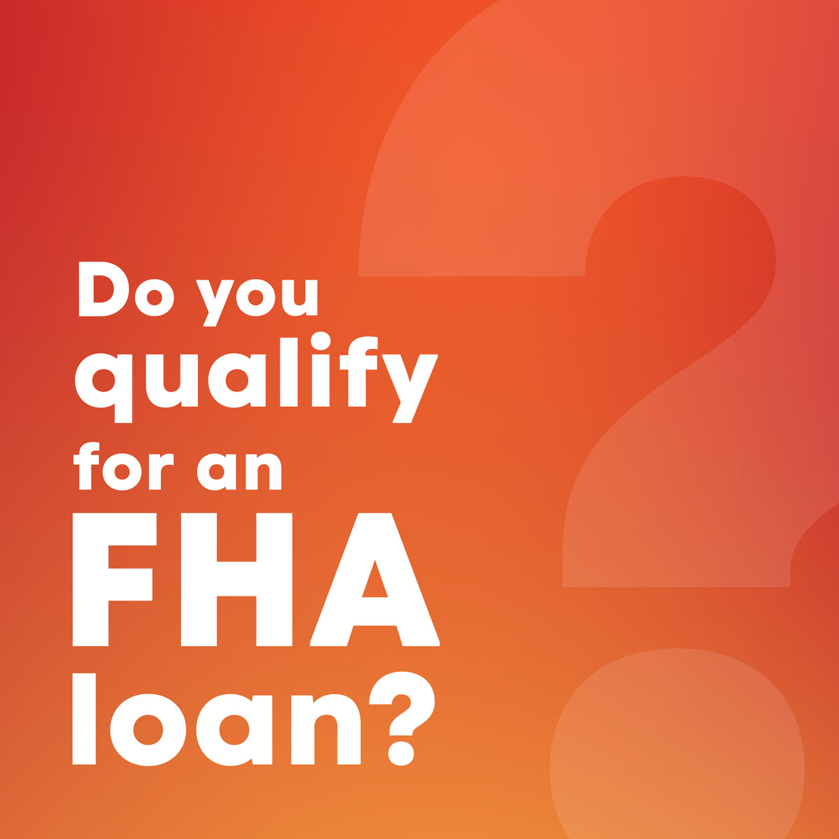 Worried about your credit, but desperate for your next move? An FHA loan may be the perfect solution for you! Contact us today to find out if you're ready to start the house hunt. #FirstTimeHomeBuyer #badcredit #newhome #realestate #rentvsown #buildequity