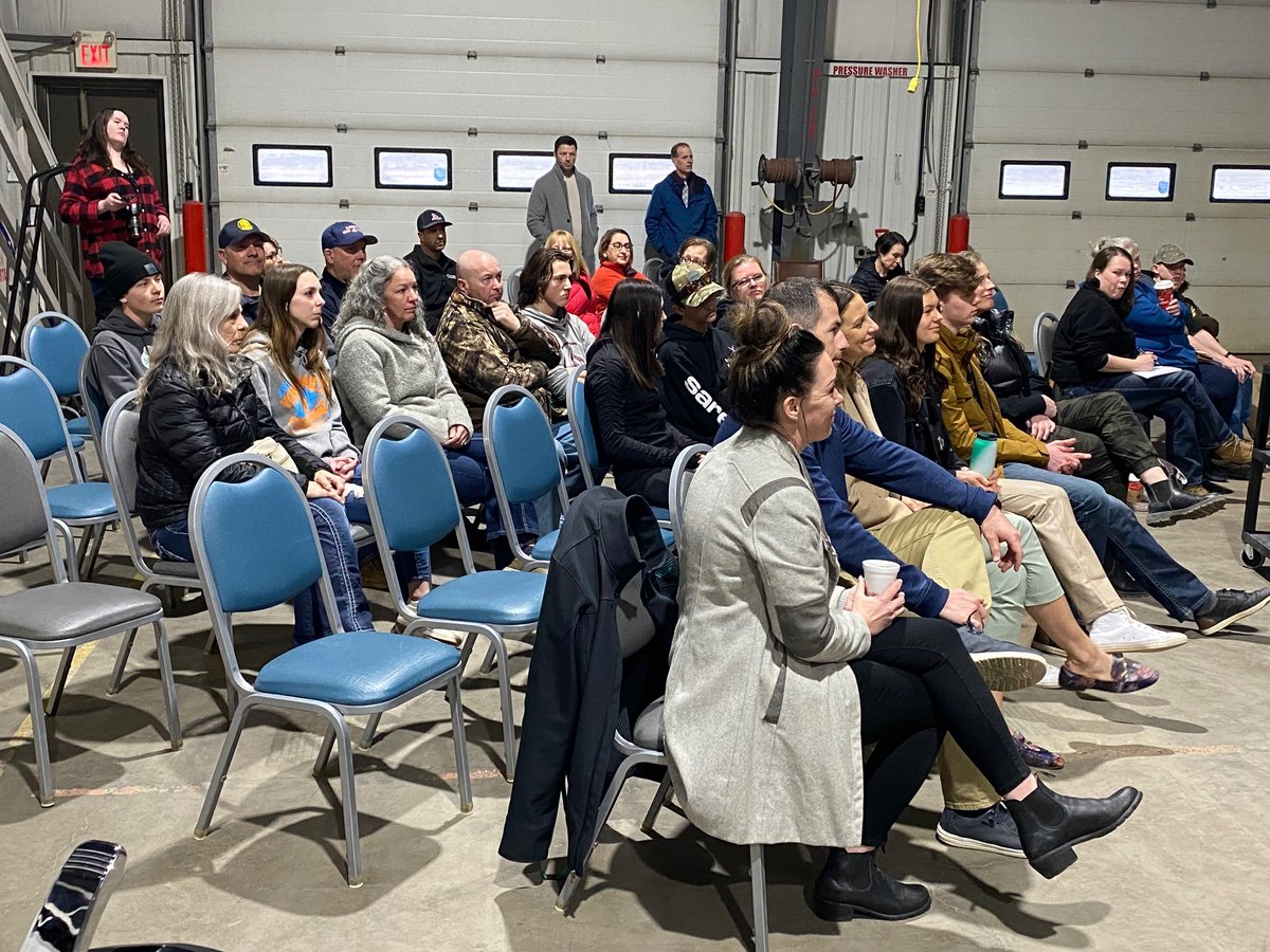 PrairieRoseSD8's tweet photo. A big thank you to the parents, students and fire department staff for joining us for the information evening last night for our new South Alberta Fire Rescue Academy 🚒.  If you were unable to make it, we have more information available on our website: https://t.co/gsp5JHh5IJ https://t.co/WO90Zo4FXp