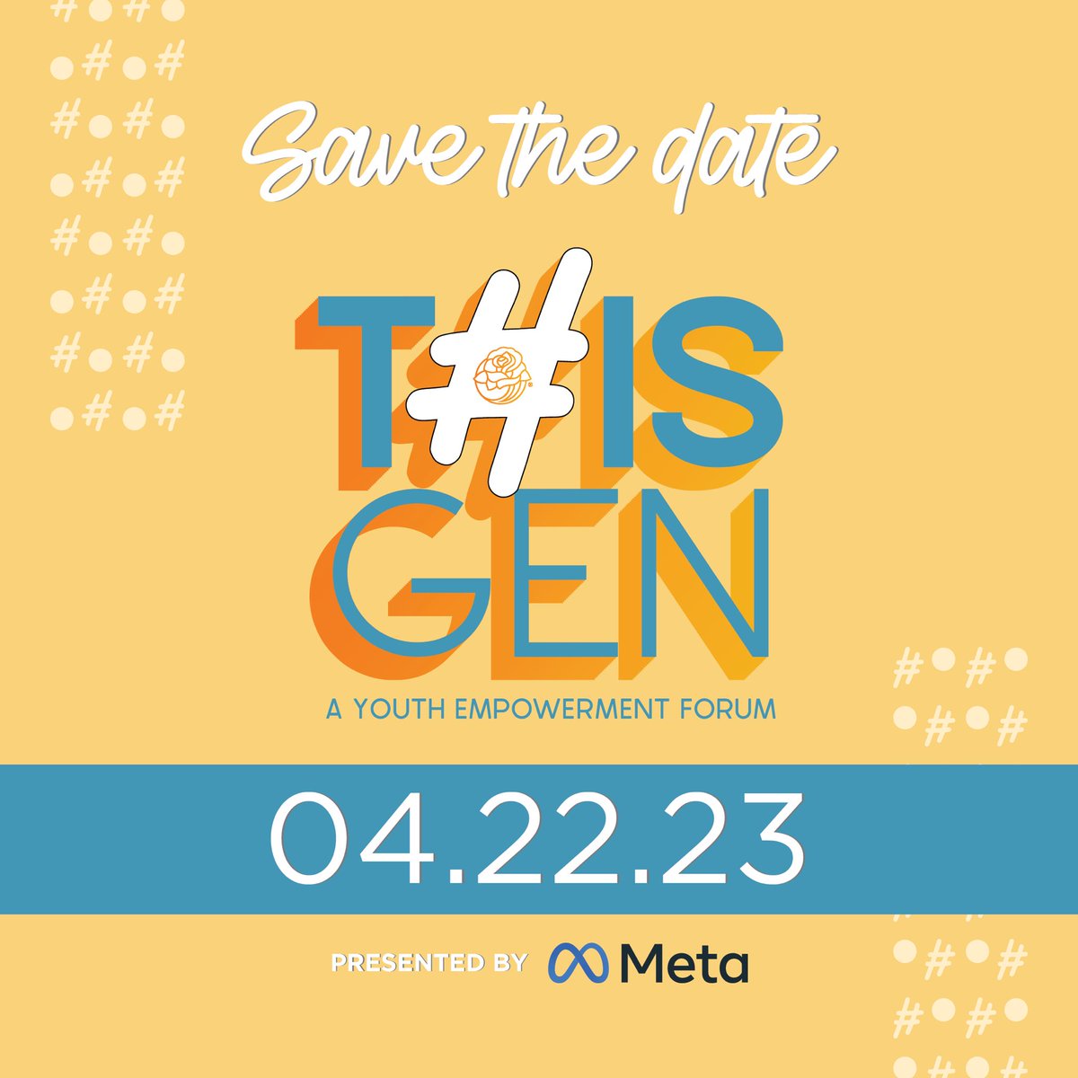 RoseParade's tweet photo. SAVE THE DATE! #THISGEN presented by @Meta
Join us one month from today for an outdoor youth empowerment forum.
Registration is free of charge and open to high school and college-aged students throughout Pasadena and Greater Los Angeles. Speakers to be announced soon! https://t.co/M3yIgM8zvQ
