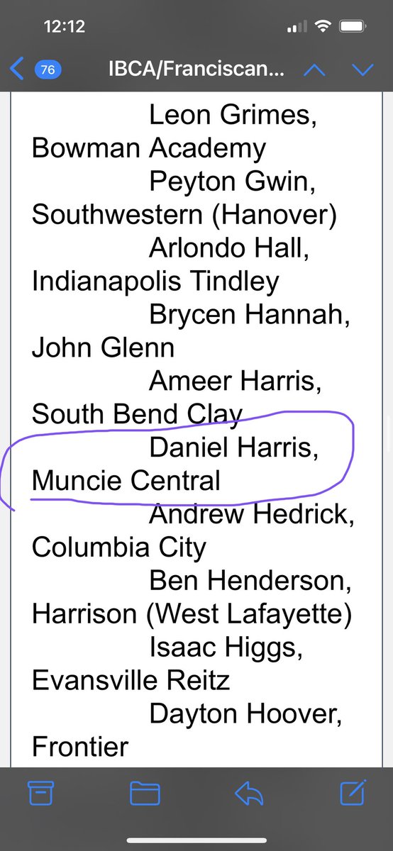 Congrats to <a href="/1DanielHarris/">Daniel Harris</a> for being recognized as IBCA All State Honorable Mention! <a href="/IBCA_Coaches/">IBCA Coaches</a> @GusMartin_SP <a href="/MCHSBearcats/">Bearcat Athletics</a> @MCHSStrength