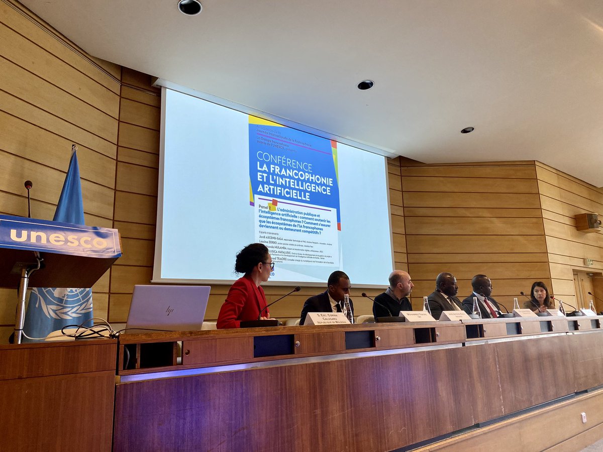 💻Conférence «Francophonie et Intelligence artificielle» dans le cadre des célébrations de la #JournéedelaFrancophonie

Intéressante perspective francophone sur les enjeux éthiques, culturels ou linguistiques de l’IA.
👉Le renforcement des systèmes franco. de l’IA sera essentiel.