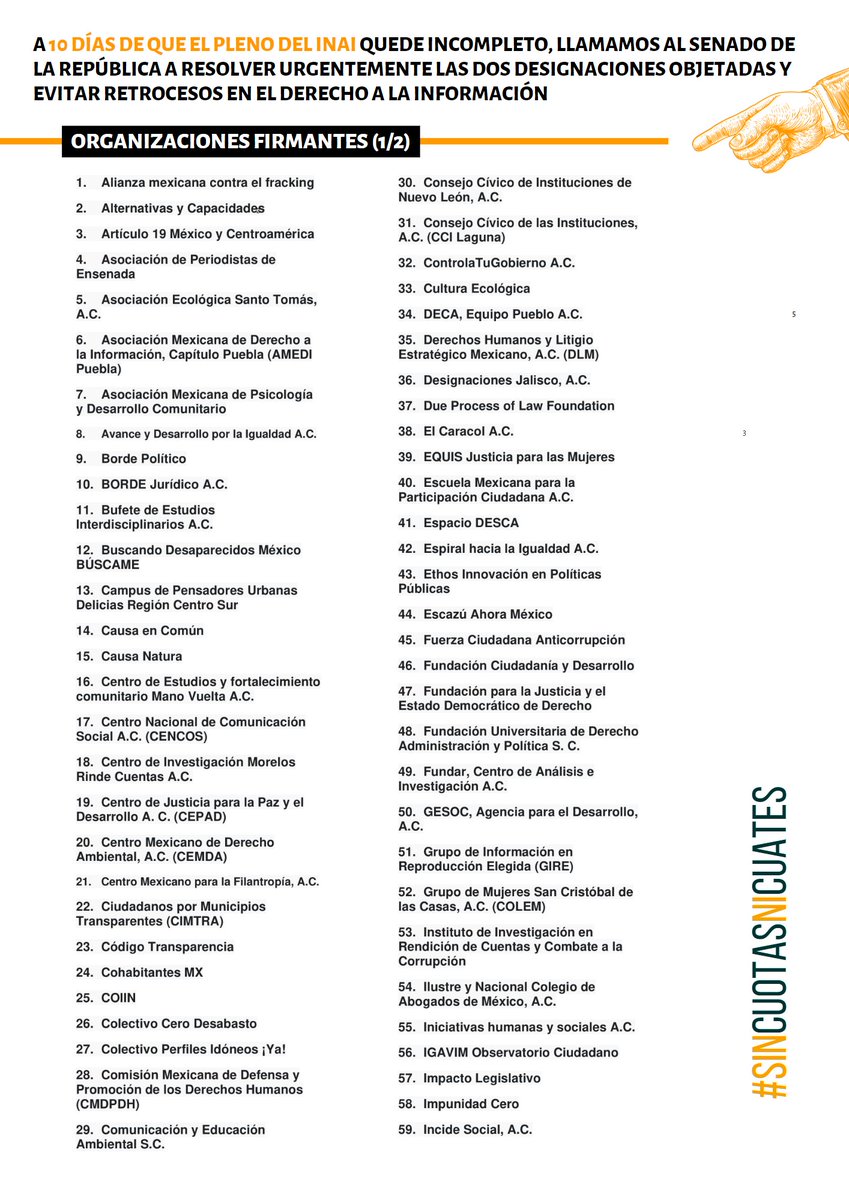 Designaciones tweet media