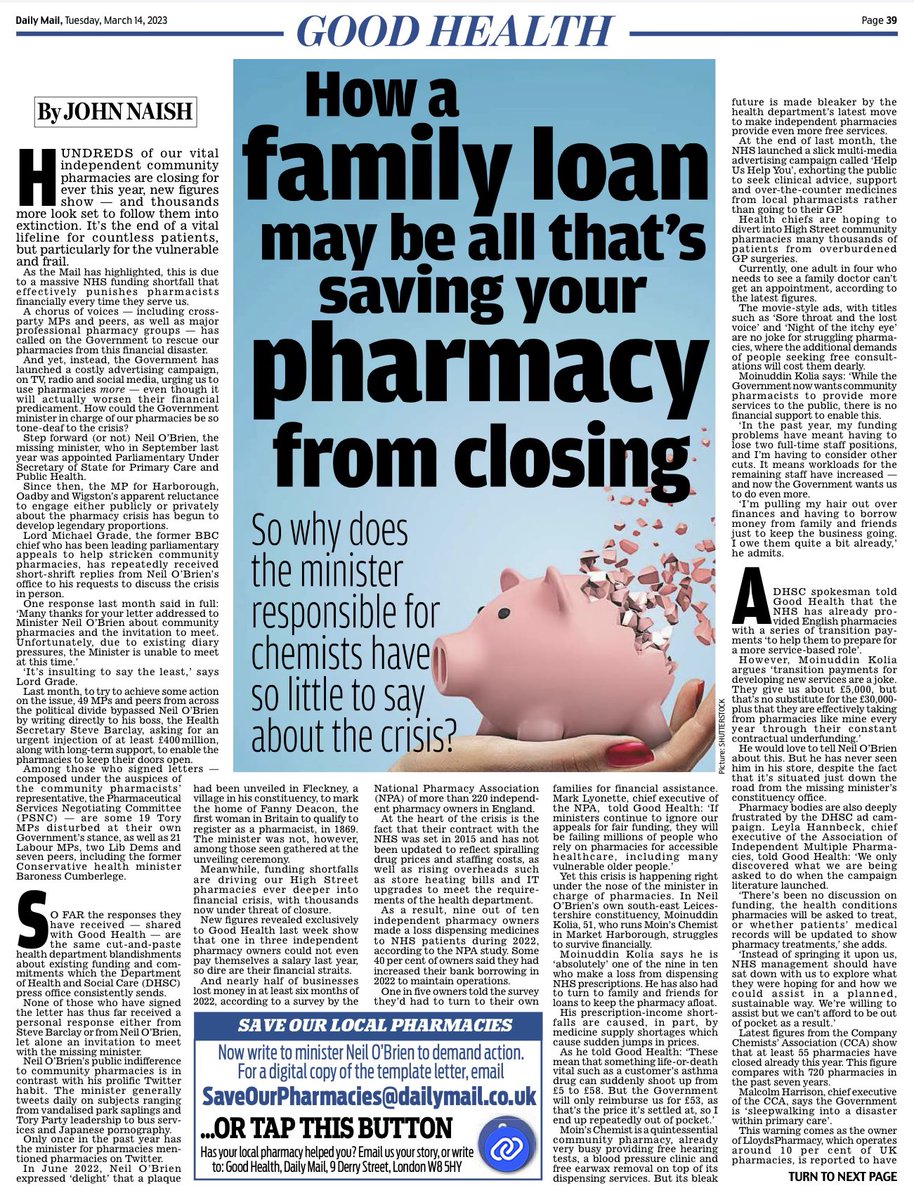 HSweenyChemist's tweet photo. Wish this wasn’t true but it is - when it is your only form of livelihood you will do everything you can to keep the doors open - unfortunately here in NI we are even worse off as the worst parts of “contracts” in the uk have been cherry picked an imposed upon us https://t.co/PHipdPc9Oh