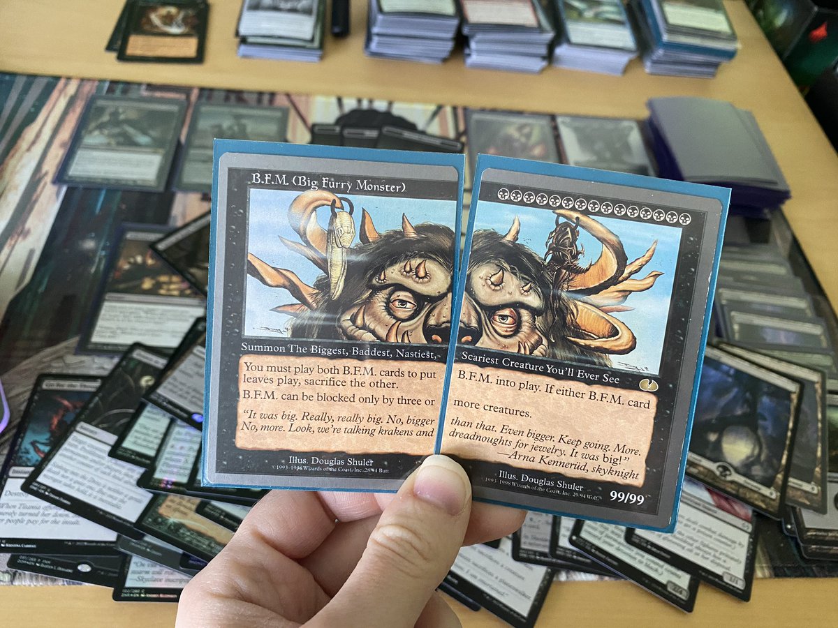 mtg bfm card B.F.M. (Big Furry Monster) main image 1