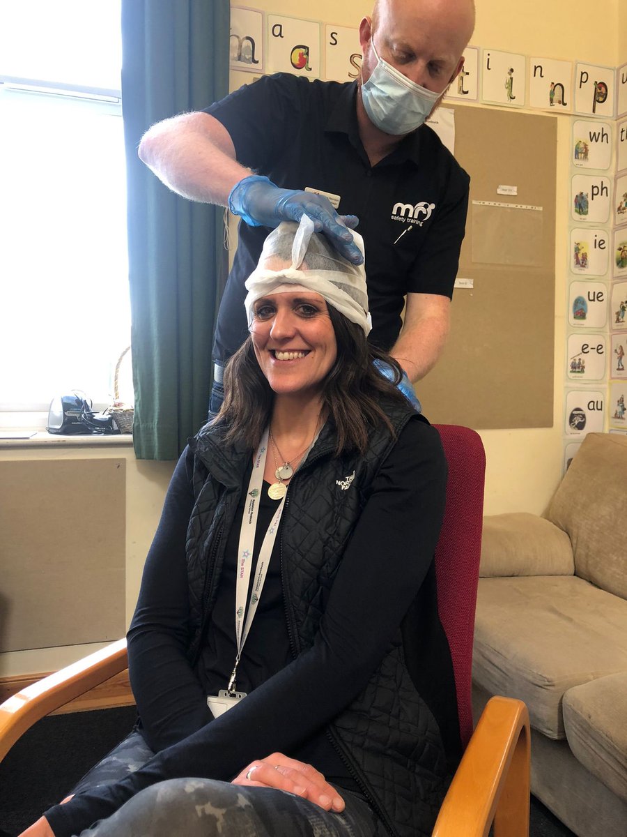 ApRoPrimary's tweet photo. Great first aid training today for Miss Payne, Miss Roberts and Mrs Sykes and three colleagues from @sherburnhungate with @M_R_Training!! https://t.co/7ziKUXRLaq