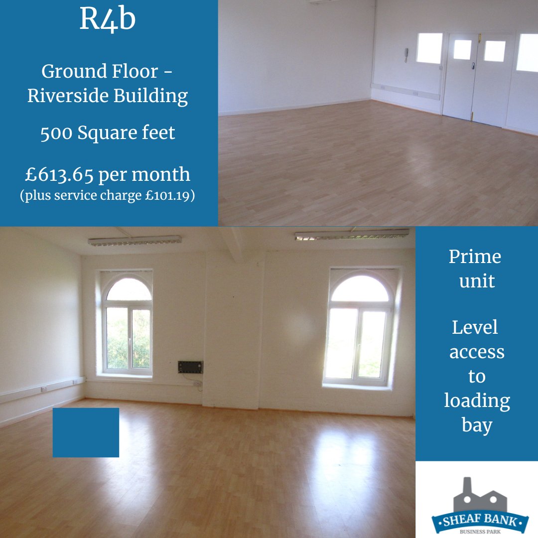 SheafBank's tweet image. The current vacancies at Sheaf Bank!

We don't have many units available currently. All three options are on the Riverside Block and offer something for all needs from 204 to 750 square feet.

#office #sheafbank #sheffieldissuper #smallbusinessuk #rent #studio #riverside