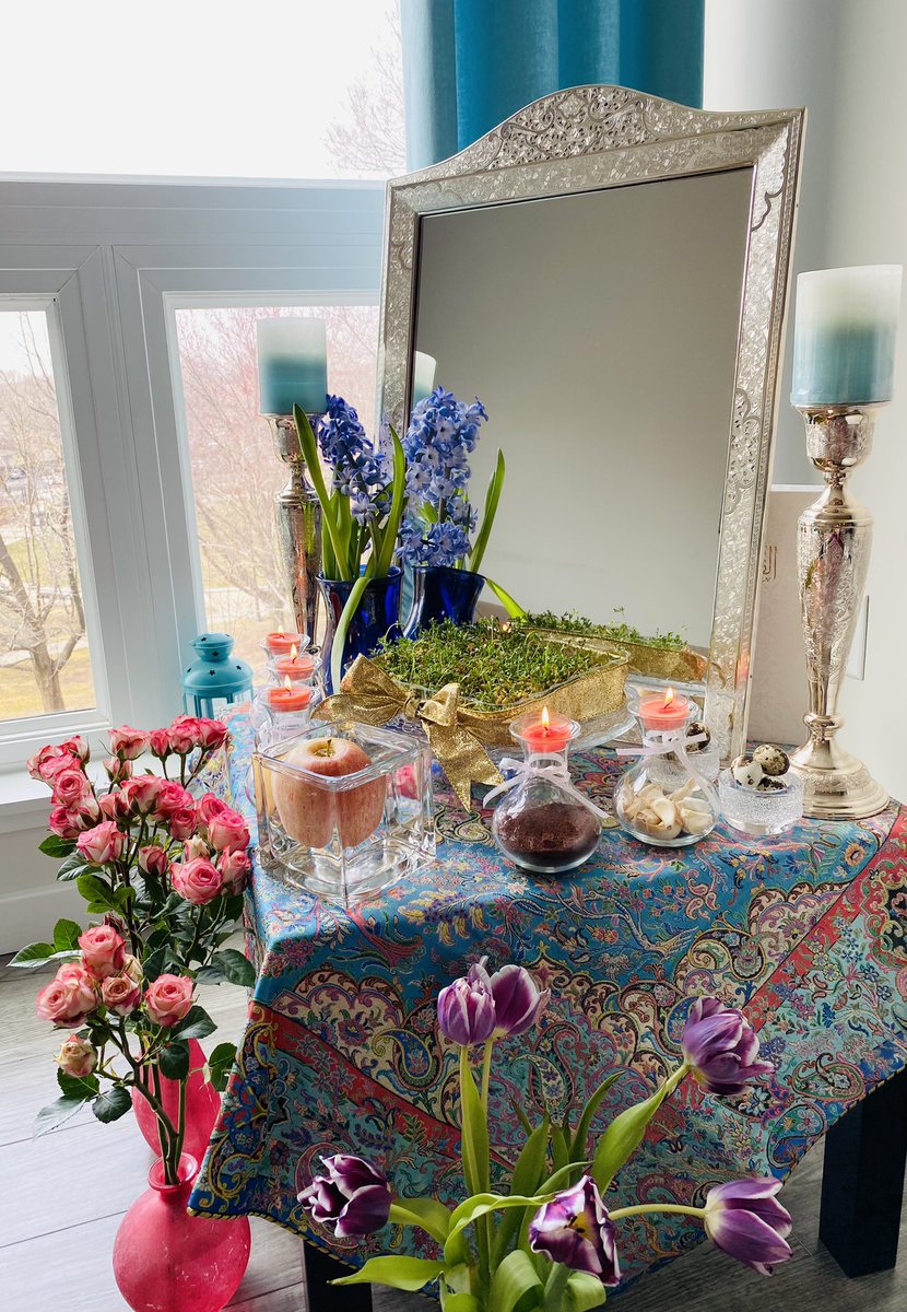 Happy #PersianNewYear and #SpringEquinox to all who celebrate!

#Nowruz #نوروز_مبارک #هفت_سین #HaftSeen