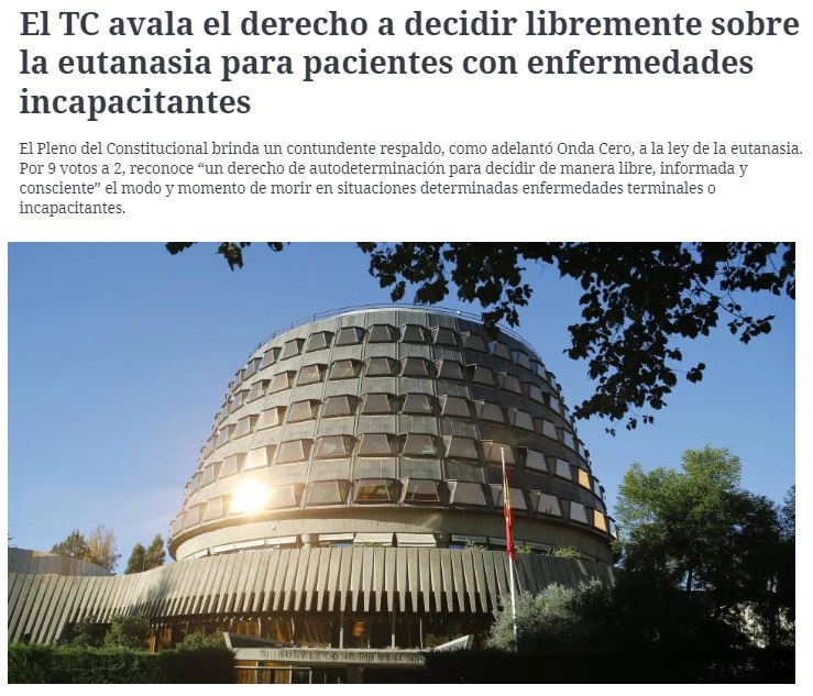 ObispoMunilla's tweet photo. ¿Derecho a la 'autodeterminación'? ¿Acaso el suicidio no pone fin, precisamente, a la autodeterminación?
Como dice el proverbio: "Todos los hongos son comestibles; pero algunos solo una vez".
#eutanasia
¡Una sentencia en la que la ideología se sobrepone a la razón y al derecho! https://t.co/dFVQ3bcBFH