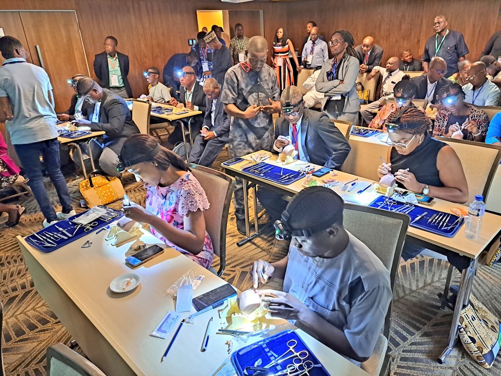 SmileTrainAfric's tweet photo. Smile Train's vision for the #Simulare workshop at the #WACS2023 conference amongst others  is for cleft surgeons to provide access to high-quality surgical education and training and establish #cleft treatment practices to train other surgeons in the region. https://t.co/I6cA9cH1CJ