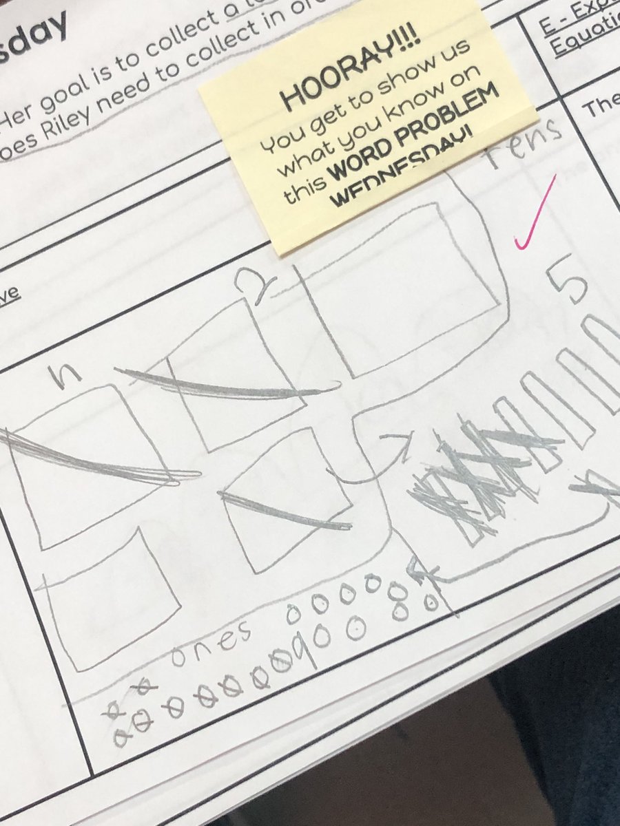 MrsSkeltonPVES's tweet image. Thank you Ms. Carter for the sticky note suggestion! Changing out attitude about Word Problem Wednesday was SUCH a great idea! #pvespride