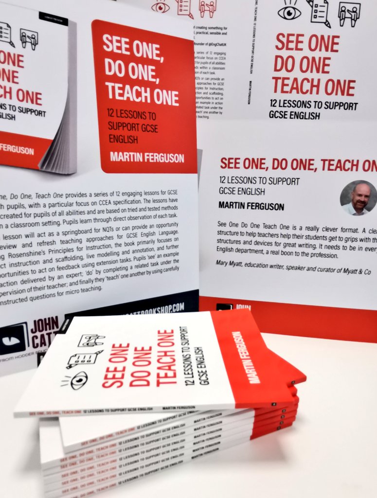 Folks, I am giving away 3 copies of my new BOOK - out this Friday! 😊 To be in with a chance to win a FREE COPY 👇🏻 Retweet, Like & #SODOTO ❤️ @EngChatUK @NIEngTeachers @Team_English1 @QUBSSESW @EnglishWales @TeamEnglishIre @MaryMyatt @JohnCattEd 👉🏻 amzn.eu/d/6bdnVqG