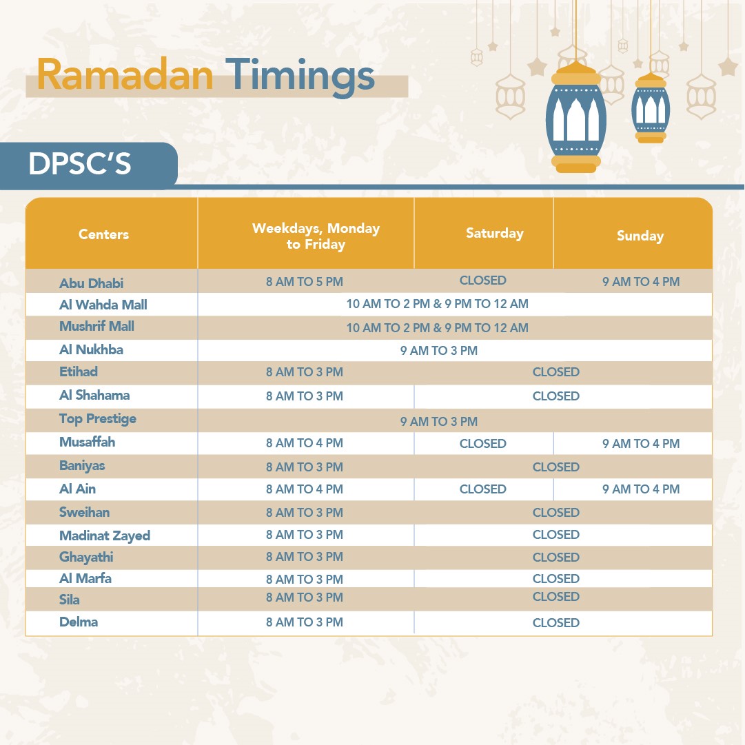 sehaclinics_ae's tweet image. Give back to your health in the Month of Giving. AHS Healthcare Centers and Disease Prevention and Screening Centers have revised timings for your convenience during the Holy month of Ramadan.
#Purehealth #SEHA #AHS #AbuDhabi #InAbuDhabi #RamadanKareem