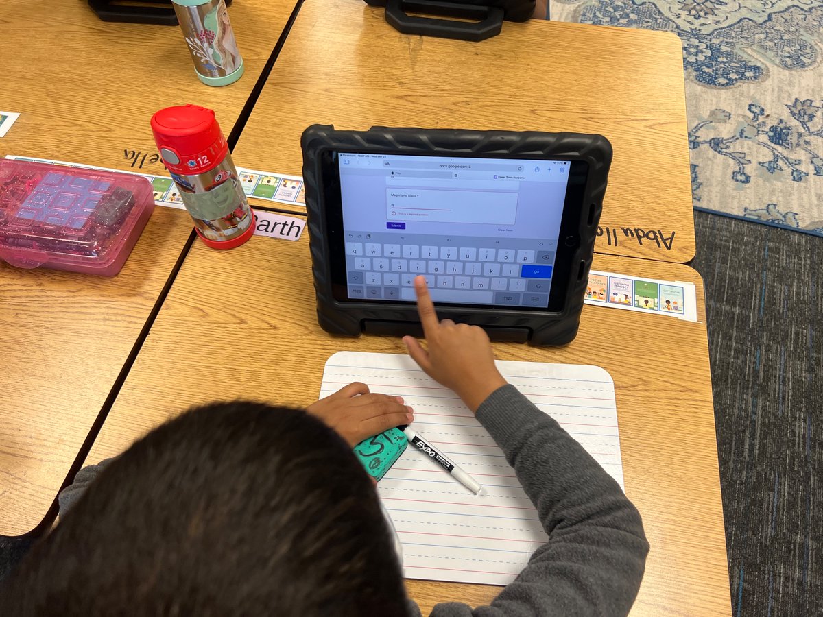 1stGradeMsKemp's tweet photo. 🎉🎊My students not only cracked the digital breakout for Rasheed in Vowel Town, but they also had a blast doing it! So proud of their enthusiasm and dedication to solving challenging puzzles🧩📱 @ashleysonkin  thanks for co-teaching! #proudteacher #digitalbreakout #VowelTown https://t.co/NKm2qPcEuo