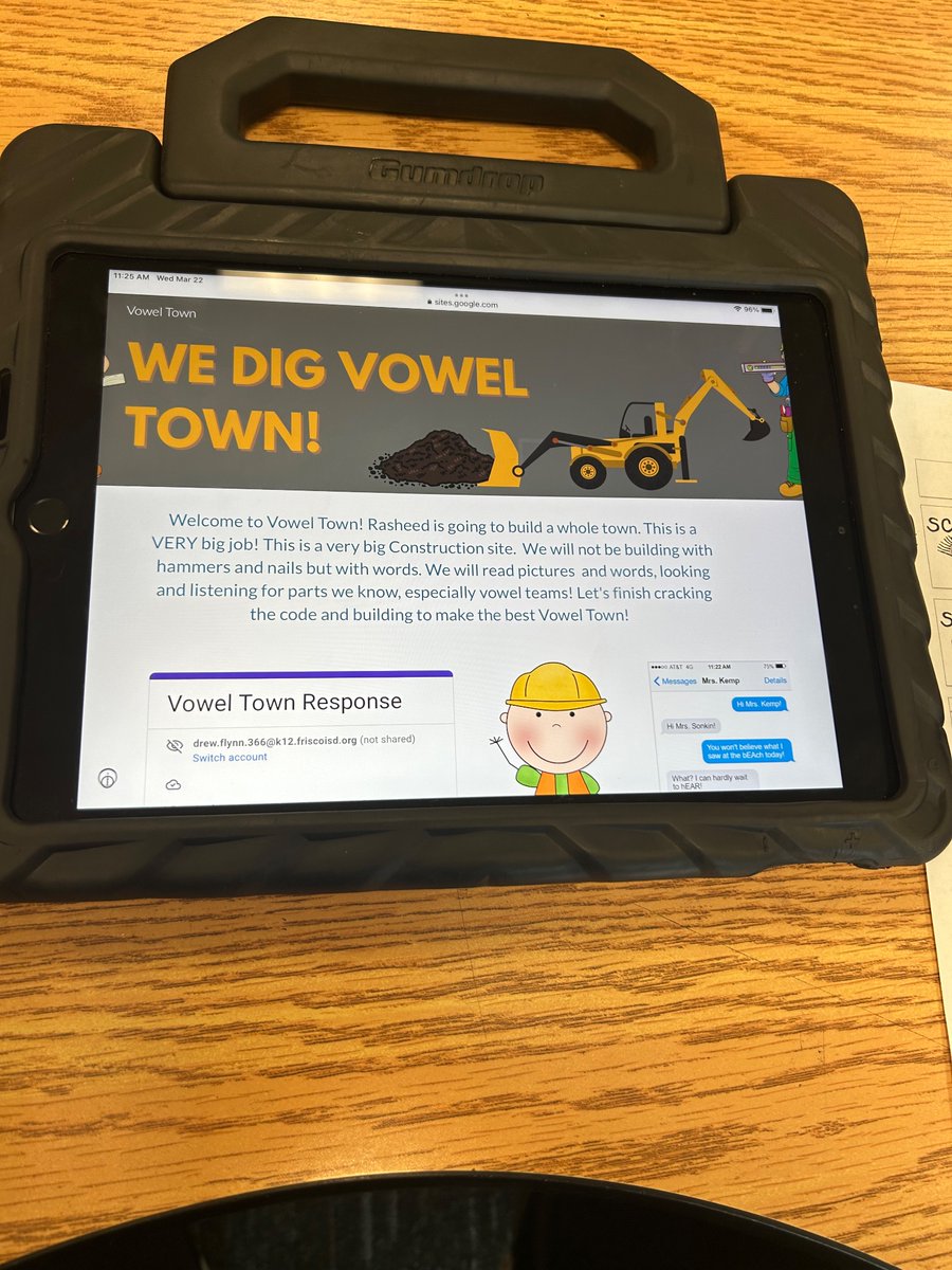 1stGradeMsKemp's tweet photo. 🎉🎊My students not only cracked the digital breakout for Rasheed in Vowel Town, but they also had a blast doing it! So proud of their enthusiasm and dedication to solving challenging puzzles🧩📱 @ashleysonkin  thanks for co-teaching! #proudteacher #digitalbreakout #VowelTown https://t.co/NKm2qPcEuo