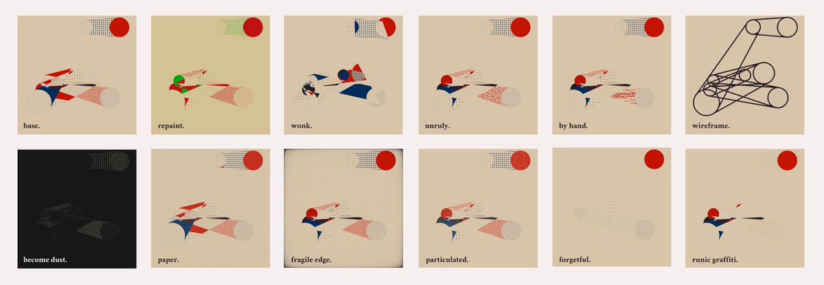 Pure on-chain co-creation experiments like <a href="/multiplayerart/">ENTROPES</a> increases the visual complexity of the artwork as the token gets transferred to new wallets. The art at any given point in time is a snapshot of the transfer chain of owners before it.
