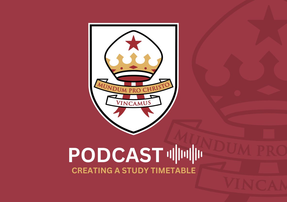 PodcastSDHS's tweet photo. 🚨🎙 PODCAST🎙🚨

Check out the latest episode as we learn how to create a study timetable.

🏴󠁧󠁢󠁳󠁣󠁴󠁿 SQA Timetable Builder
⏰ Managing your time
⚖️ Balancing study, hobbies, family and friends
🗓 How to us the @StDavidsHS Study Timetable

https://t.co/EEChsVT19o https://t.co/KjuoYBfGdx