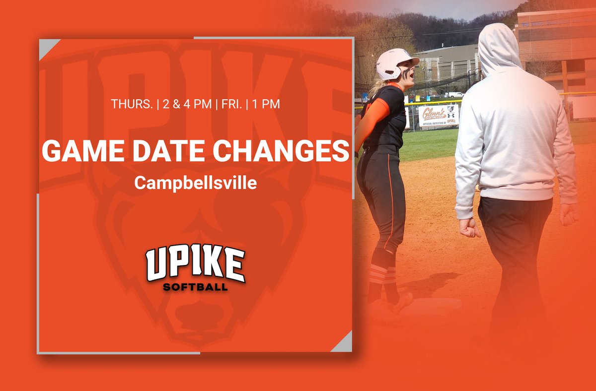 Decided nobody should wait that long to watch UPIKE Softball, so GameDay is now tomorrow and Friday!