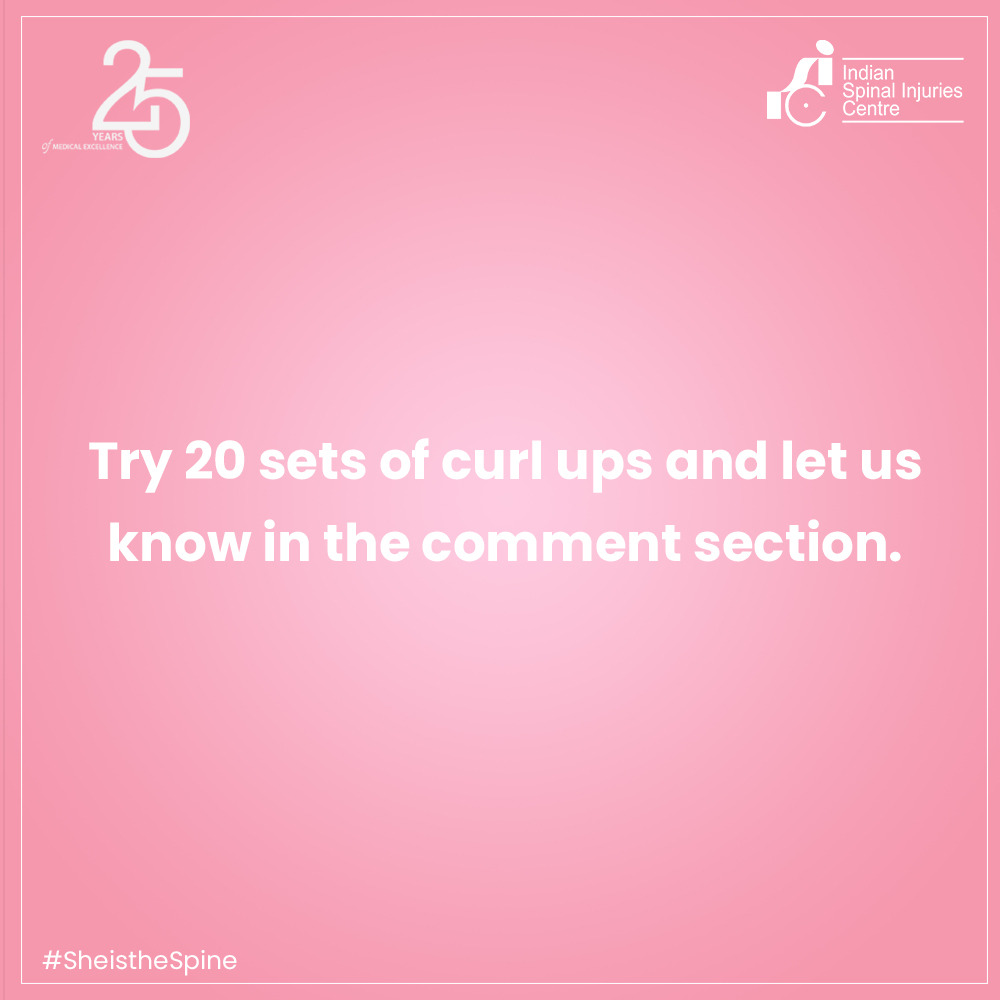 isic_healthcare's tweet photo. Can you do Curl-ups?
Try out the 20 sets of Curl-ups and let us know in the comment section below!
For more information, please visit us at https://t.co/dZoCRIf0Zo.
#fitnesschallenge #canyoudocurlups #ISIC #ISIConline #stayhealthy #curlups #challenge #spinehealthchallenge https://t.co/JZpyrDuLyX