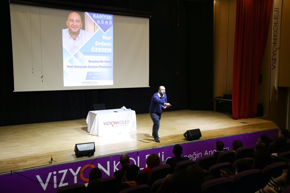 Vizyon Koleji Bahçeşehir Kampüsü lise kademesi tarafından gerçekleştirilen “Kariyer Günü” etkinliği kapsamında Genç Kariyer Akademisi YOUcademy Kurucusu Nur Erdem Özeren’i kampüsümüzde ağırladık.