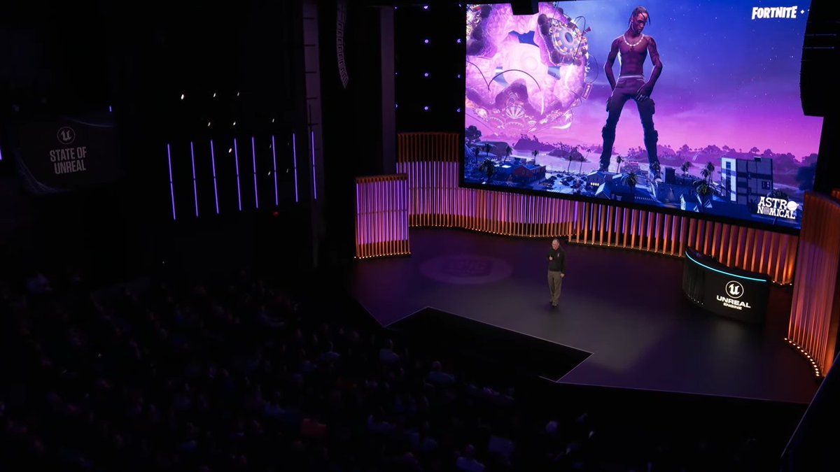 Jorge_Most's tweet photo. Fortnite después de mucho tiempo ha vuelto a mencionar a Travis Scott, refiriéndose a una de las creaciones que hicieron dentro del juego. https://t.co/R5yCwGDVZR