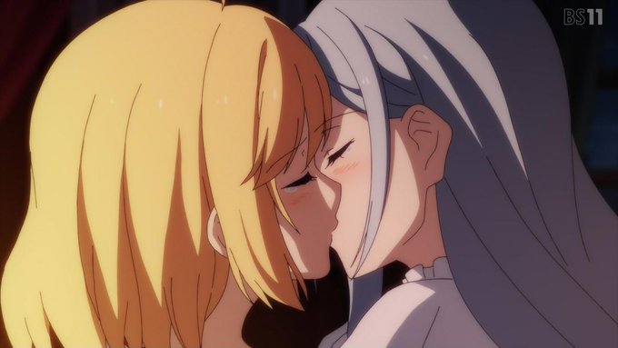 最後は幸せな本気百合チューをして終了の終わりよければ全て良しな感じの最終回で良かったです
ムスっとしたりイリアさんに褒められてはわわわ言うレイニちゃんも可愛すぎて大変でした
綺麗な作画でレイニちゃんがおっぱい大きくてとても可愛いアニメでした
スタッフの皆様お疲れ様でした
#転天アニメ 