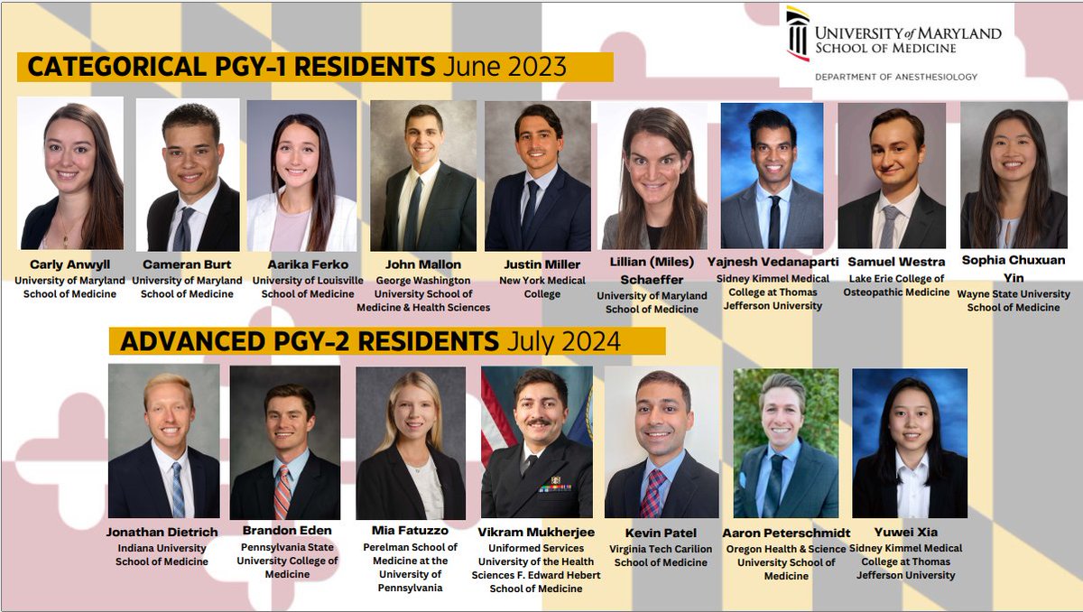 Congratulations to our incoming categorical and advanced residents! Can’t wait to welcome you all to the department and witness your anesthesiology journey #match2023 #anesthesiamatch @futureanesres