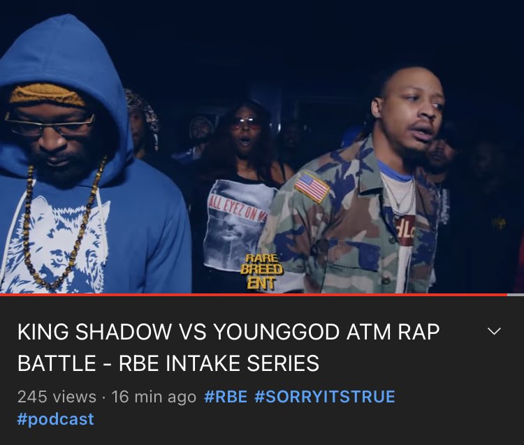 YounggodATM's tweet image. They put a pimp on #RBE @ItsARP said he was reviewing the footage and a few hours later this appears… should say sum #pimptalk #cooksum #writers youtu.be/ZB0ZE7StgiA