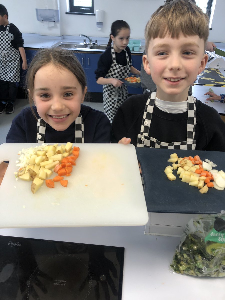 Year 4 are learning knife skills #foodeducation