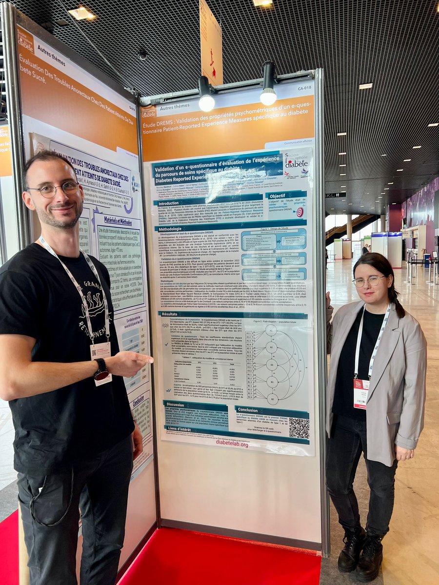 FedeDiabete's tweet photo. [#CongrèsSFD] Les posters scientifiques portant sur  les études réalisées par @NicolasNaiditc1  du #diabetelab de la Fédération .

Plus d’informations sur ces études et sur le #diabetelab à retrouver  ici  ⏬
https://t.co/Fs1x0eyh3I https://t.co/lP7x7pV8zT