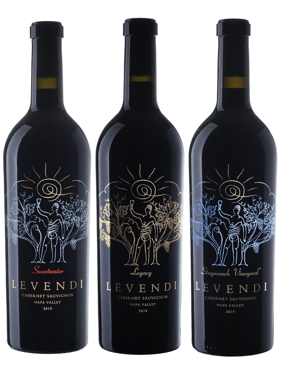 The Levendi Big 3! Cab Lovers this is your set!
-2019 Legacy Cab- Howell Mtn. (1700ft Elevation)
-2019 Stagecoach Cab- Atlas Peak
-2019 Sweetwater Cab- Coombsville
From the valley's hillside to the top of the mountains. You'll get a true taste of Napa, with Levendi's touch.
#wine