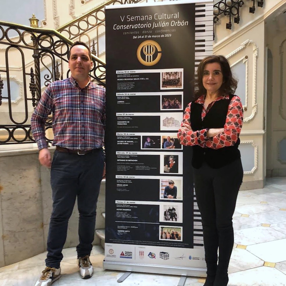 🎼 El Conservatorio Julián Orbón celebra su V Semana Cultural con seis conciertos, la danza de Larreal y el divulgador musical César Lucas

👉 Todas las actividades son gratuitas
📅 Del 24 al 31 de marzo

ℹ️ Programación completa aquí: bit.ly/3LIocFF