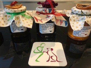 RachHearingDogs's tweet photo. Huge thanks to @hearingdogs volunteer Trish for raising over £1000 by taking part in February's #28challenge. Trish made and sold over 100 jars of delicious jams, chutneys and marmalade. 🍊🍅🍓
These definitely look good enough to eat! 🤩😋🐾 https://t.co/4qwDFXj0r5