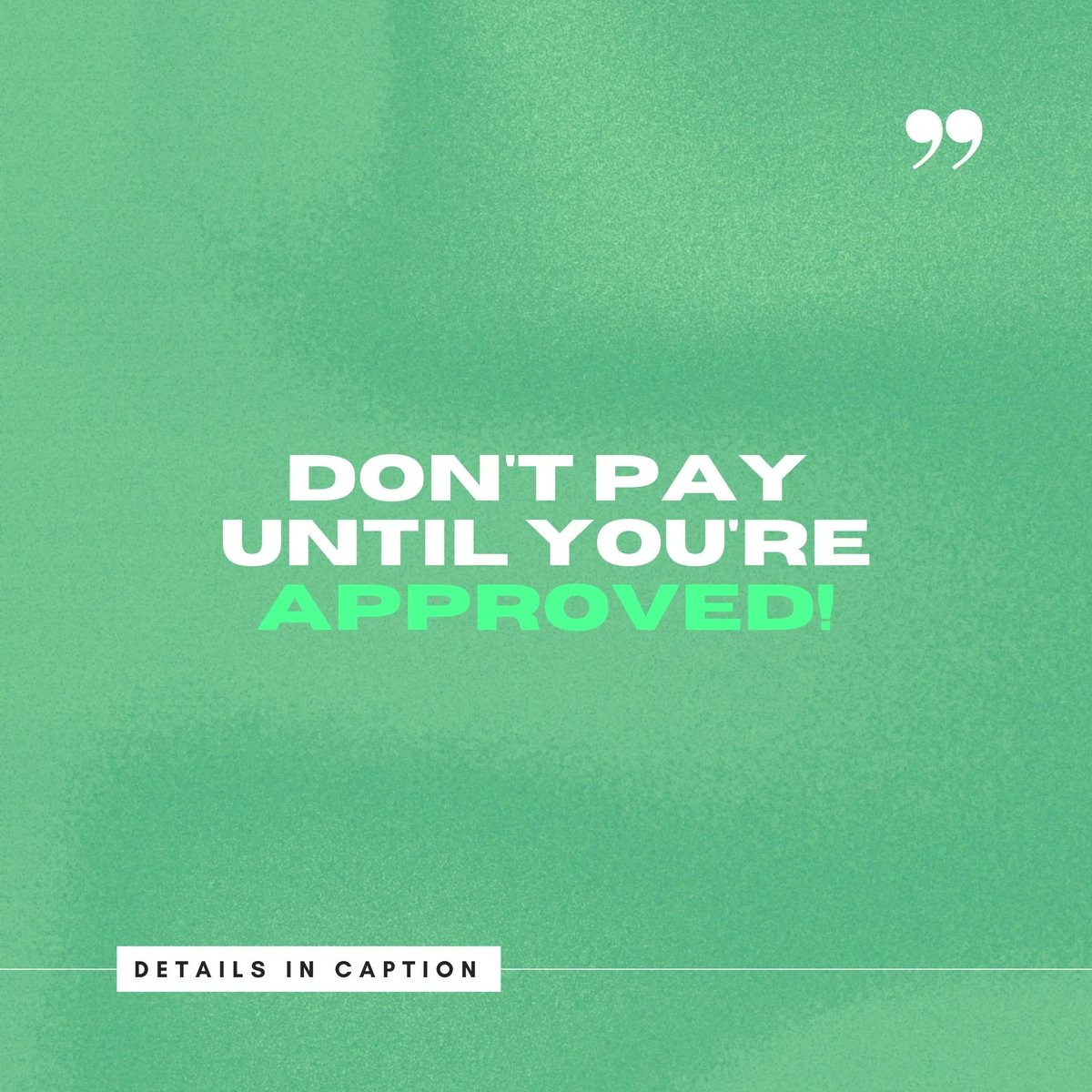 Here at Partnered Projects you will NOT be charged until we have secured an approval for your submission. Instead of taking payments up-front we use a 7-day payment hold. If we are unable to secure an approval for you within 7 days your order will automatically be cancelled.