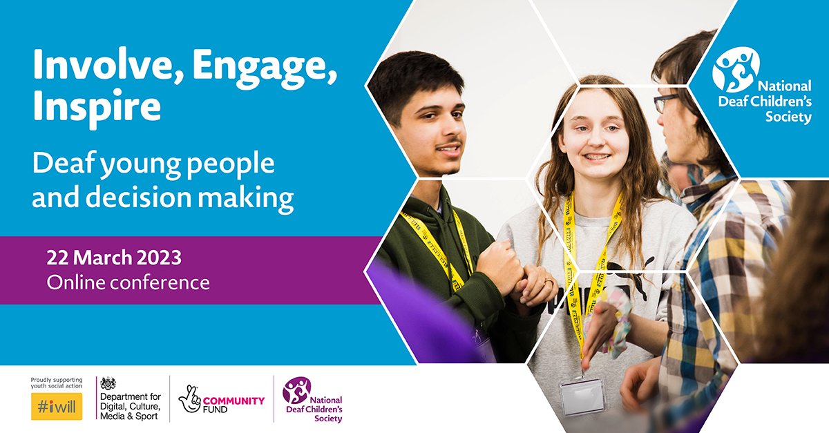NDCS_UK's tweet photo. We want to thank the professionals who attended our conference today! And to those who follow our live updates on our socials. 🎬 

It has been inspiring. If any of you work with deaf children and young people, we have plenty of support! ➡️ https://t.co/7t19UdJRGe #NDCSconference https://t.co/RPn1sgqmjH