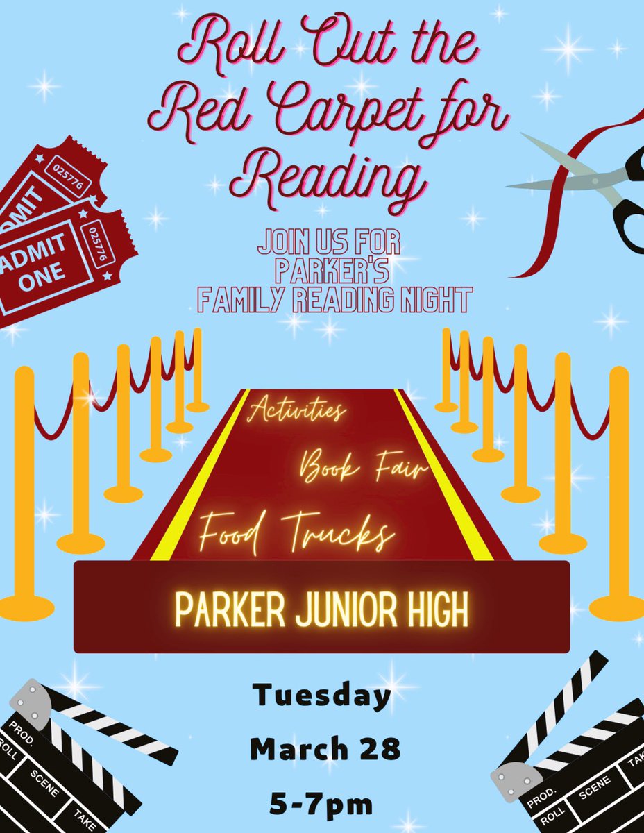 You do not want to miss this event! Come on out next week and bring your friends and family for activities, raffles, food trucks and more! @ParkerJrHigh @Flossmoor161 #d161learns