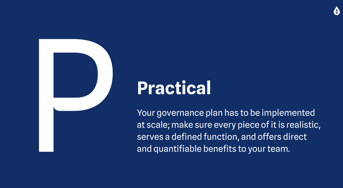 thinkdataworks's tweet image. Understand the essential steps required for managing data governance using our P.R.A.C.T.I.S.E. Quick Reference guide. Below is a sneak peek to get you started!
Download the full Data Governance Essentials bundle for more data governance resources: bit.ly/3ZatYCR