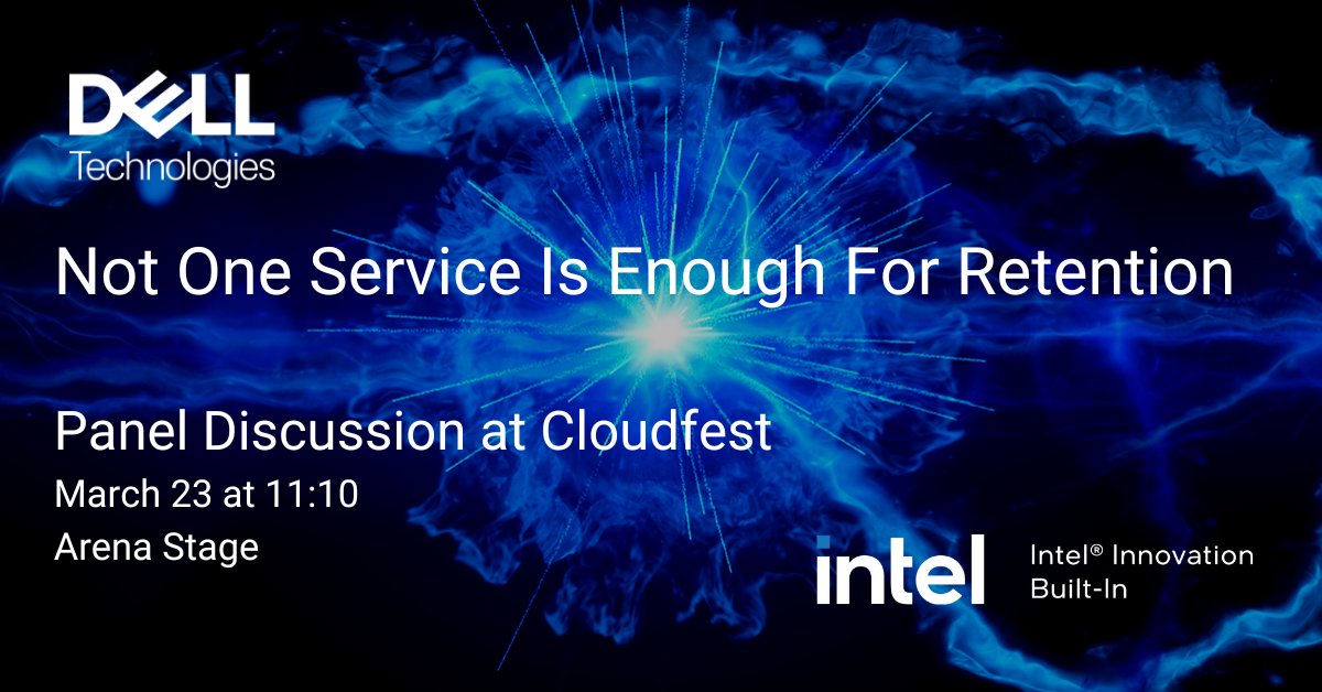 DellTechDE's tweet photo. What can CSPs do to both anticipate and meet customer needs? Join #DellTech's @JuergenAtDell on March 23 for a panel discussion at #Cloudfest on how service providers can improve customer loyalty. https://t.co/l7aBtTmAfn #DellTechCSP #IntelInnovationBuiltIn https://t.co/QdIkTkCiqz