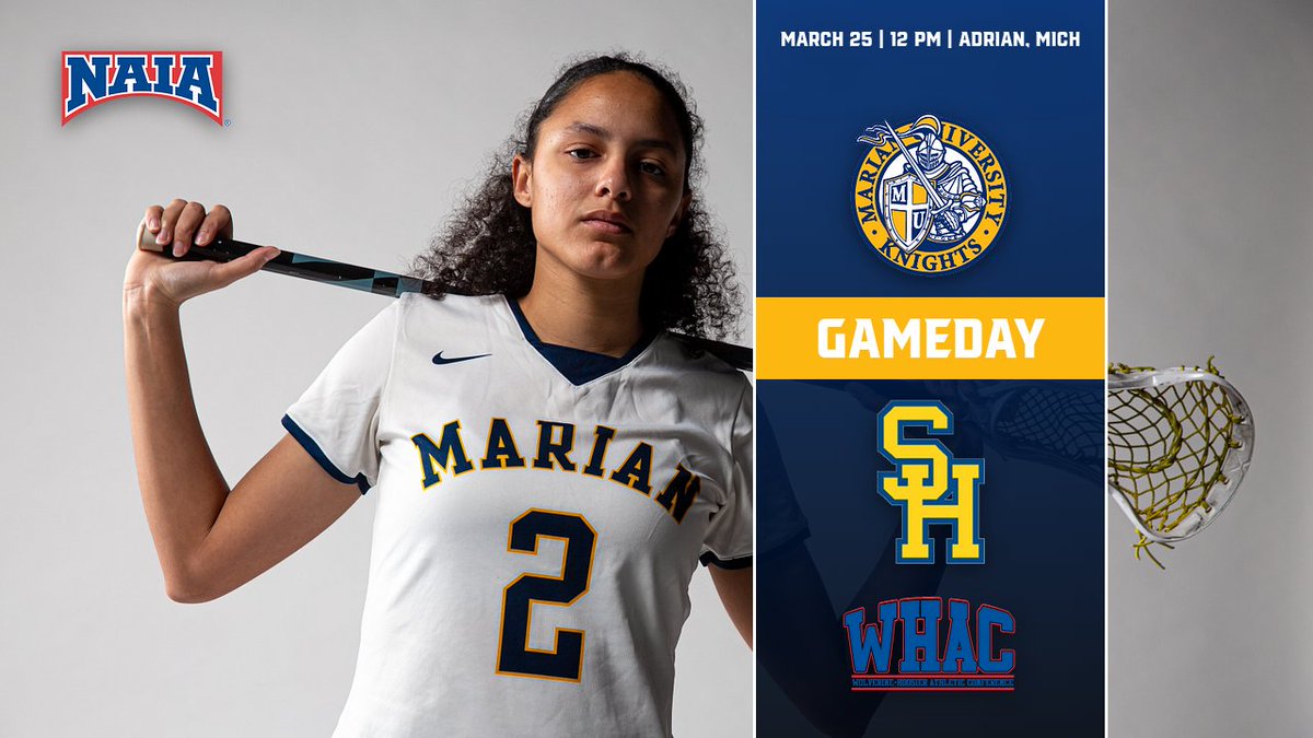 GAMEDAY!!

<a href="/MarianULacrosse/">Marian Lacrosse</a> makes their third straight trip to Michigan for a WHAC showdown at 12 PM against Siena Heights!

The Knights look to win their fifth straight!