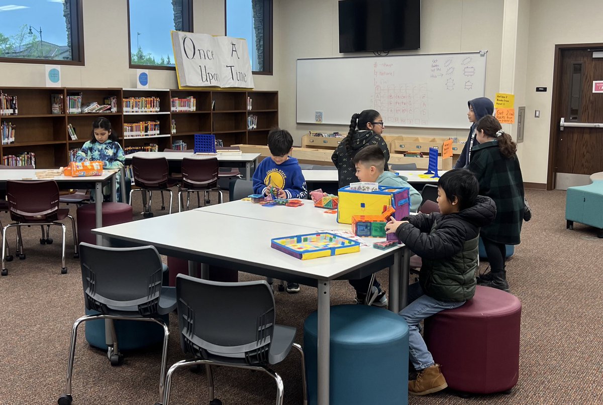 Whether it is class visits, flex time during recess/lunch or after school makerspace time, we believe our school libraries should be open, accessible &amp; student-centered. Thank you Goshen, Denton, Riverway , and MK for having that on display today &amp; always!
