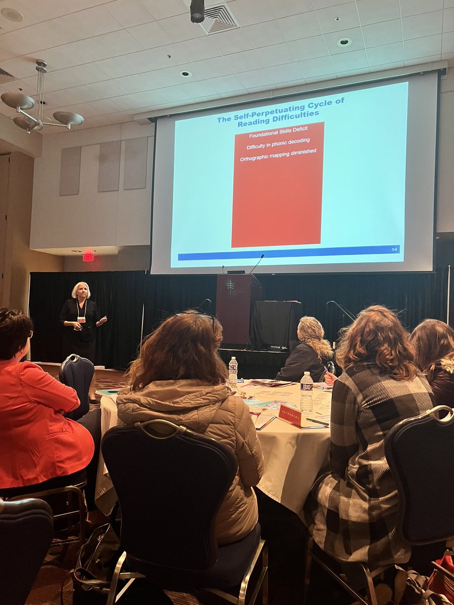 jklings's tweet photo. @Stewartlaurad is tearing up the conversation on the science of reading! #moralobligation #scienceofreading https://t.co/ooJvlOfnEh